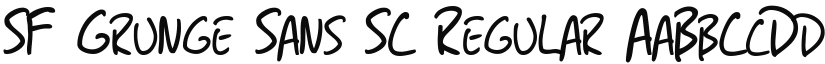SF Grunge Sans SC Regular font