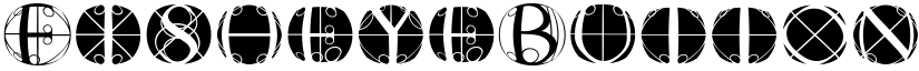FisheyeButtonsTwo font