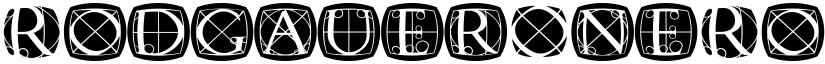 RodgauerOneRound Medium font