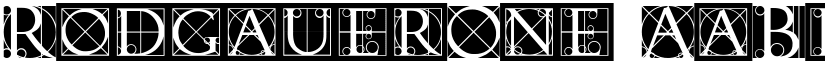 RodgauerOne font