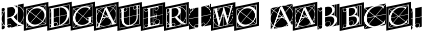 RodgauerTwo font