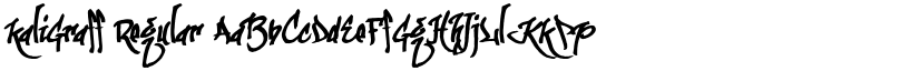 kaliGraff Regular font