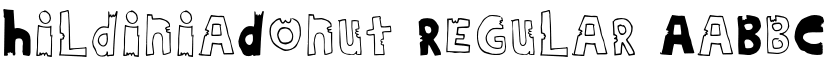 HildiniaDonut Regular font