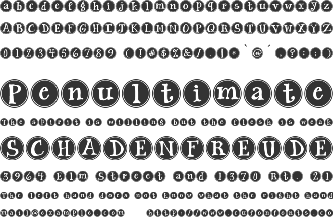 Janda Siesta Sunrise font preview