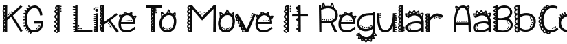 KG I Like To Move It font download