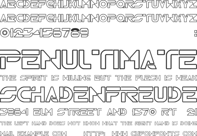 TR2N font preview