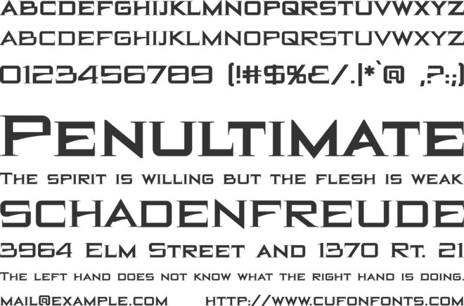 BlackHole BB font preview