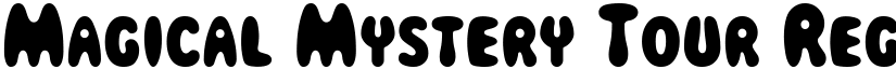 Magical Mystery Tour Regular font