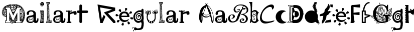 Mailart Regular font