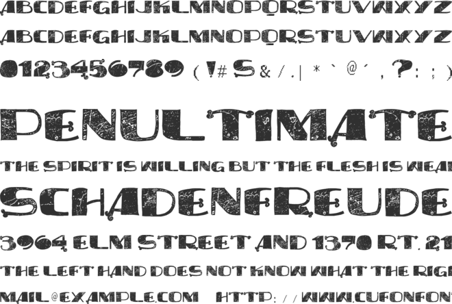 vtks syndicate font preview