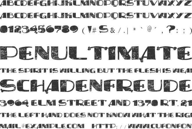 vtks syndicate font preview