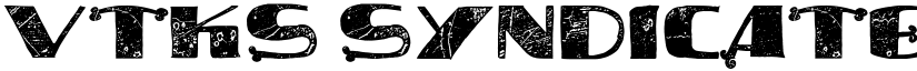 vtks syndicate Regular font