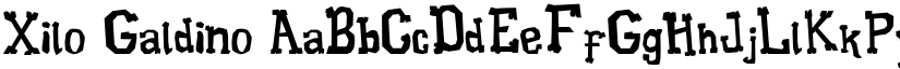 Xilo Galdino font download