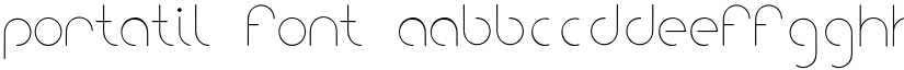Portatil font download