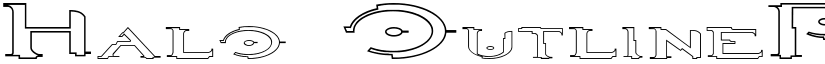 Halo OutlineRegular font