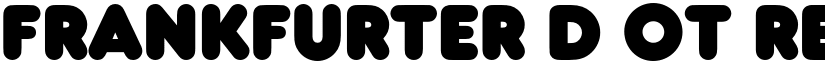Frankfurter D OT Regular font