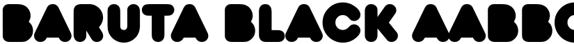 Baruta Black font
