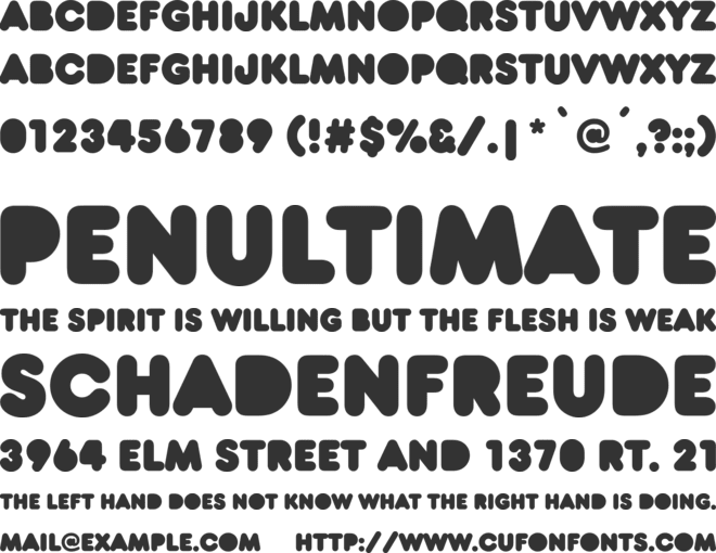 RNS  Baruta Black font preview