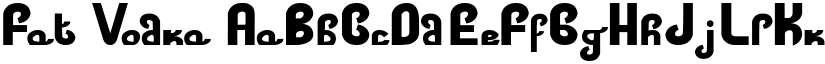 Fat Vodka font