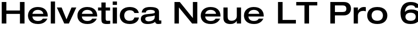 Helvetica Neue LT Pro 63 Medium Extended font