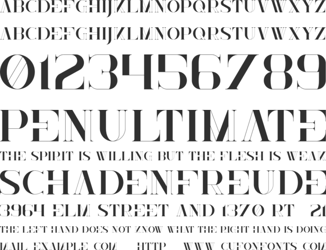 Mallie font preview