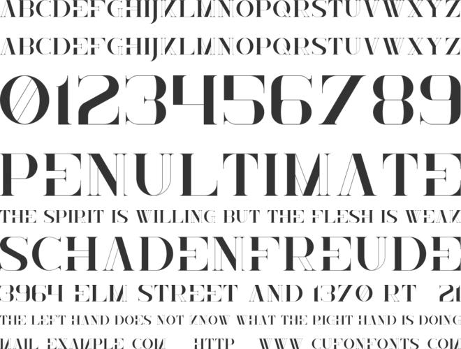 Mallie font preview