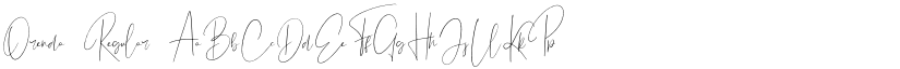 Orenda Regular font