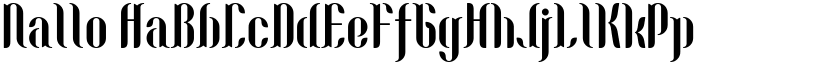 Nallo font