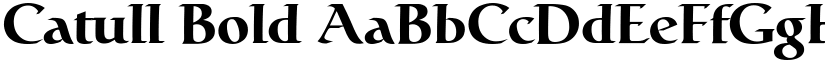 Catull Bold font