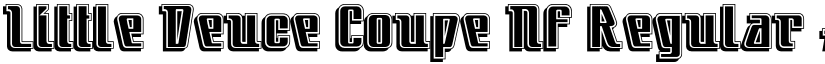 Little Deuce Coupe NF Regular font