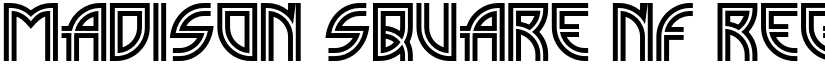 Madison Square NF Regular font