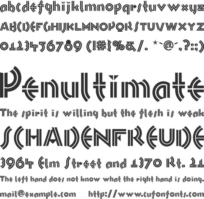 Monkey Business NF font preview