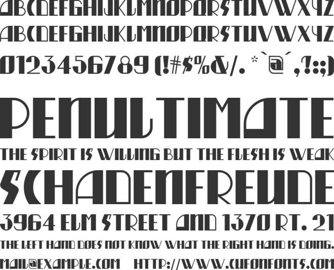 Munchausen NF font preview