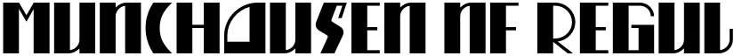 Munchausen NF Regular font