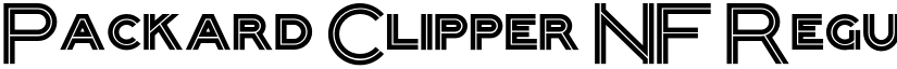 Packard Clipper NF Regular font