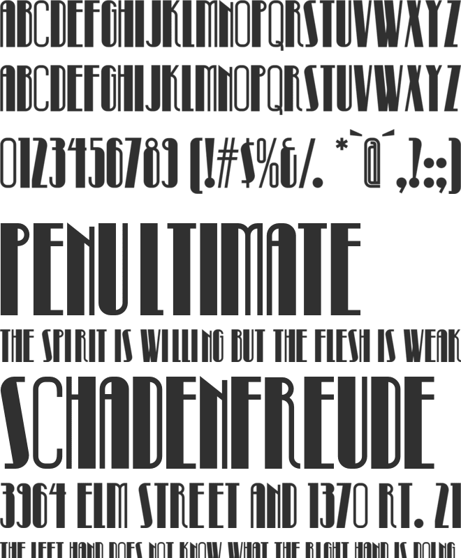 Pinball Whiz NF font preview