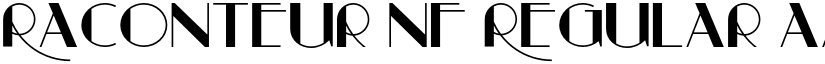 Raconteur NF Regular font