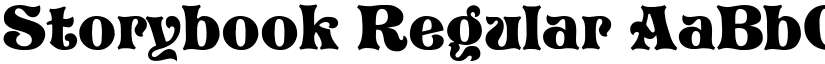 Storybook Regular font
