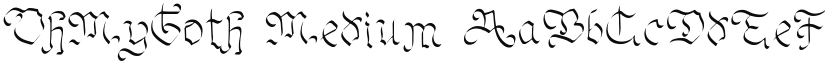 OhMyGoth font download