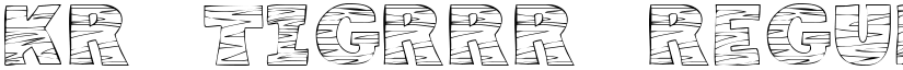 KR Tigrrr Regular font
