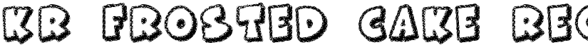 KR Frosted Cake Regular font