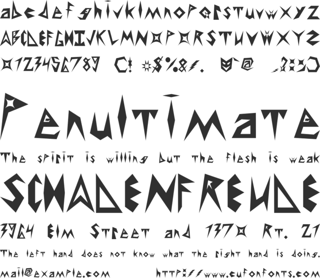 Sharp 2.0 font preview