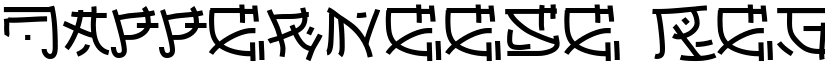 Japperneese Regular font