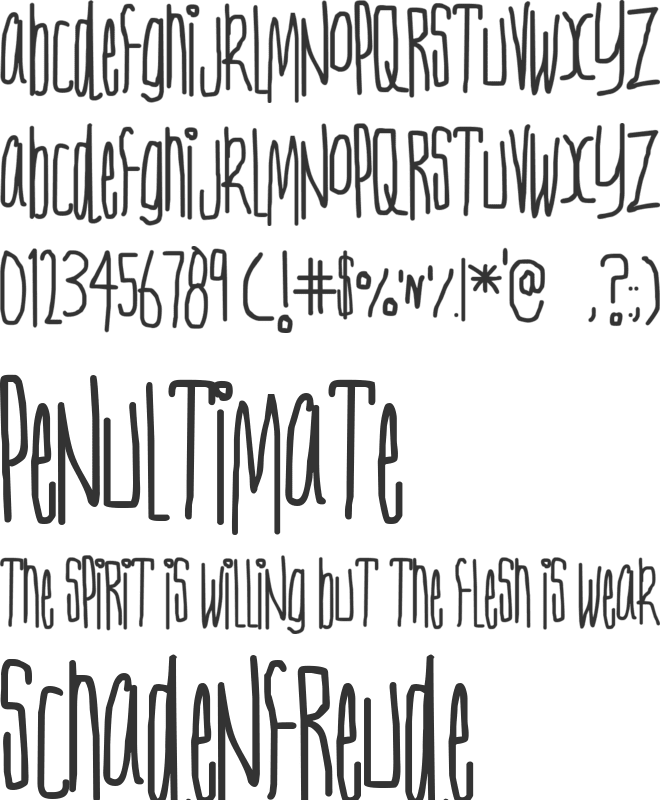 Nerve Tonic font preview