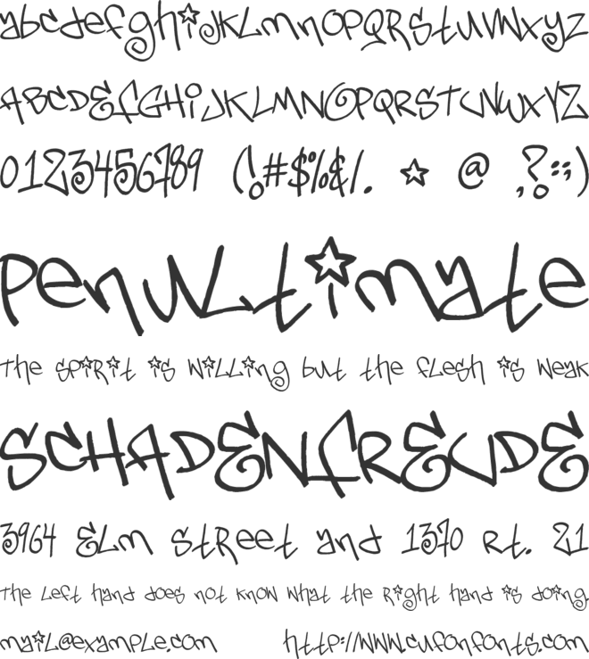 TagsXtreme2 font preview