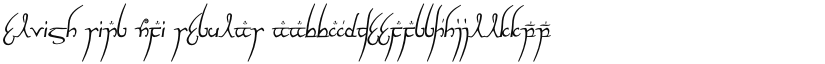 Elvish Ring NFI Regular font