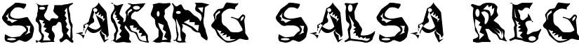 Shaking Salsa Regular font