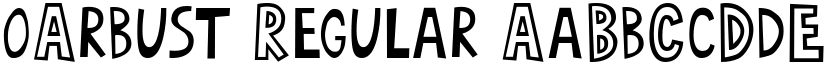 oArbust font download