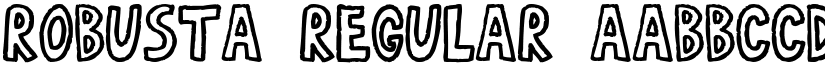 RobustA Regular font