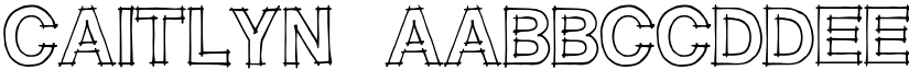 CAITLYN font